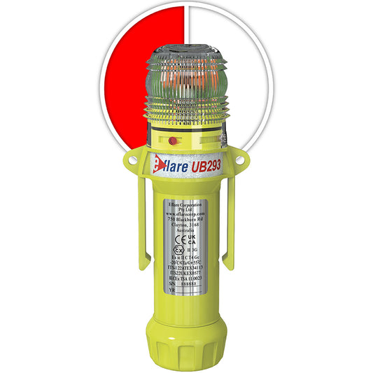 E-flare 939-UB293-R/W 8" Safety & Emergency Beacon - Alternating Red/White