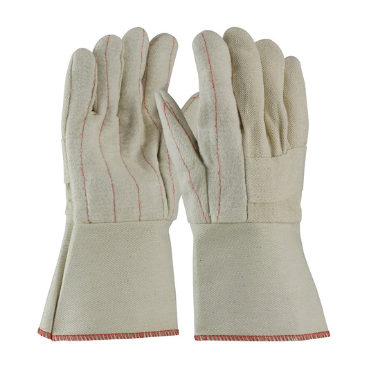 PIP 94-932G Premium Grade Hot Mill Glove with Three-Layers of Cotton Canvas and Burlap Liner - 32 oz
