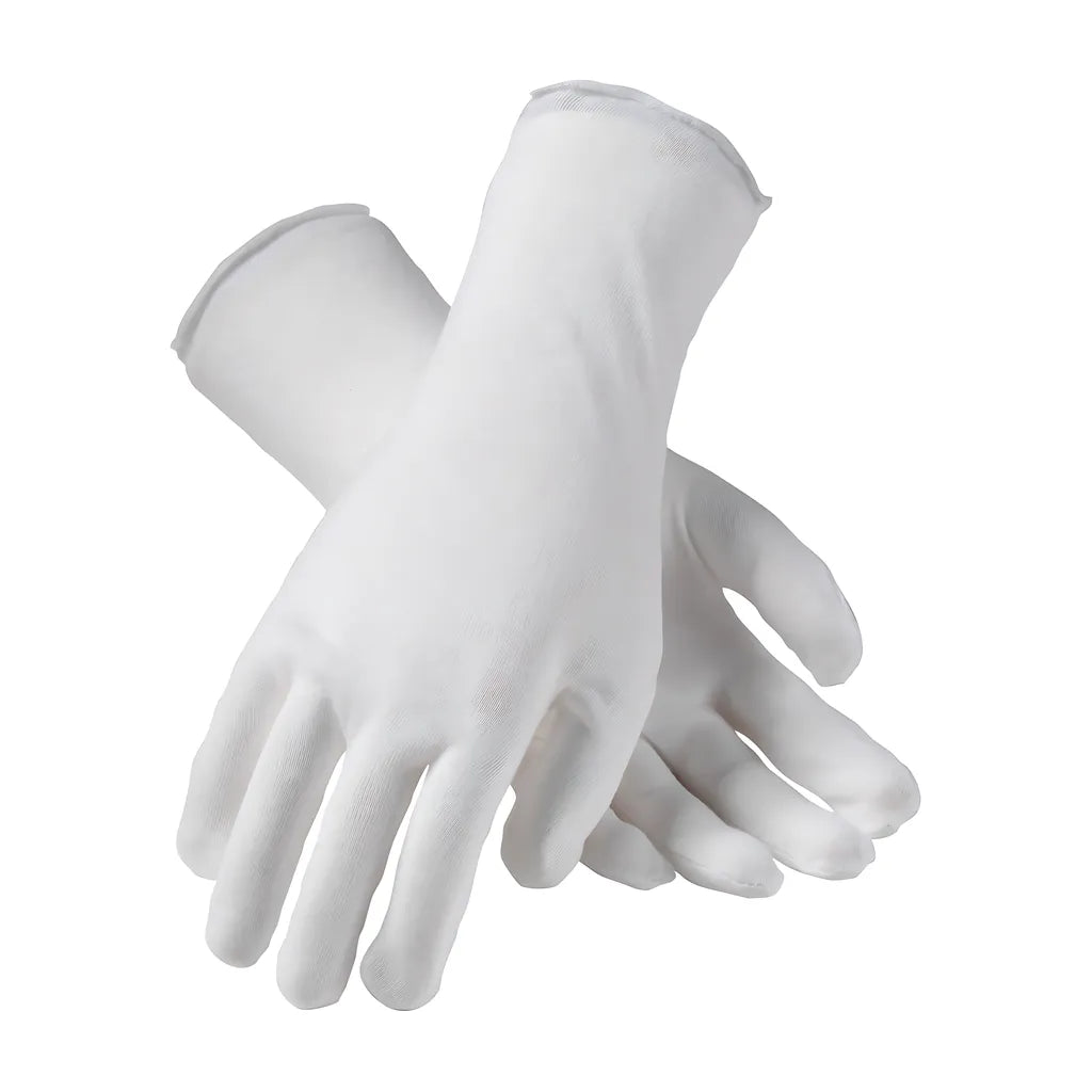 Cleanteam 97-500/12 Premium, Light Weight Cotton Lisle Inspection Glove With Unhemmed Cuff - 12" 97-50012-22889