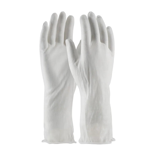 Cleanteam 97-500/14I Economy, Light Weight Cotton Lisle Inspection Glove With Unhemmed Cuff - 14" 97-50014I-22891