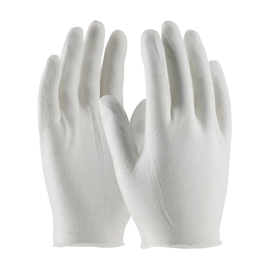 Cleanteam 97-500I Economy, Light Weight Cotton Lisle Inspection Glove With Unhemmed Cuff - 9" 97-500I-22895