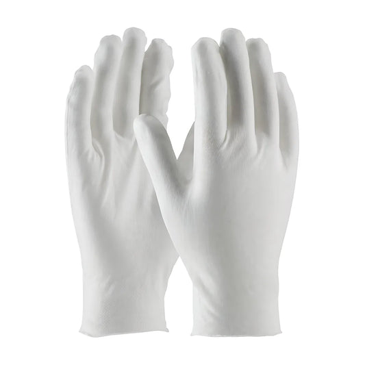 Cleanteam 97-520/10 Medium Weight Cotton Lisle Inspection Glove With Unhemmed Cuff - 10." 97-52010-22906