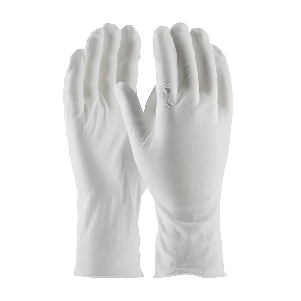 Cleanteam 97-520/12 Medium Weight Cotton Lisle Inspection Glove With Unhemmed Cuff - 12" 97-52012-22909