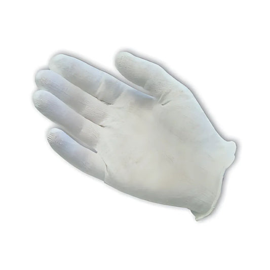 Cleanteam 97-521H Medium Weight Cotton Lisle Inspection Glove With Overcast Hem Cuff - Ladies' 97-521H-22918