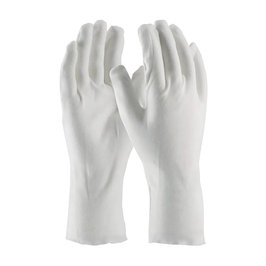 Cleanteam 97-540/12 Heavy Weight Cotton Lisle Inspection Glove With Unhemmed Cuff - 12" 97-54012-22921
