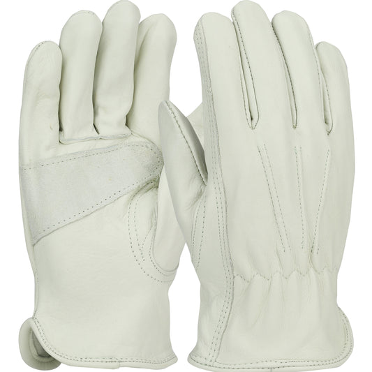 West Chester 984K/S Premium Grade Top Grain Cowhide Leather Drivers Glove with Reinforced Palm Patch - Keystone Thumb