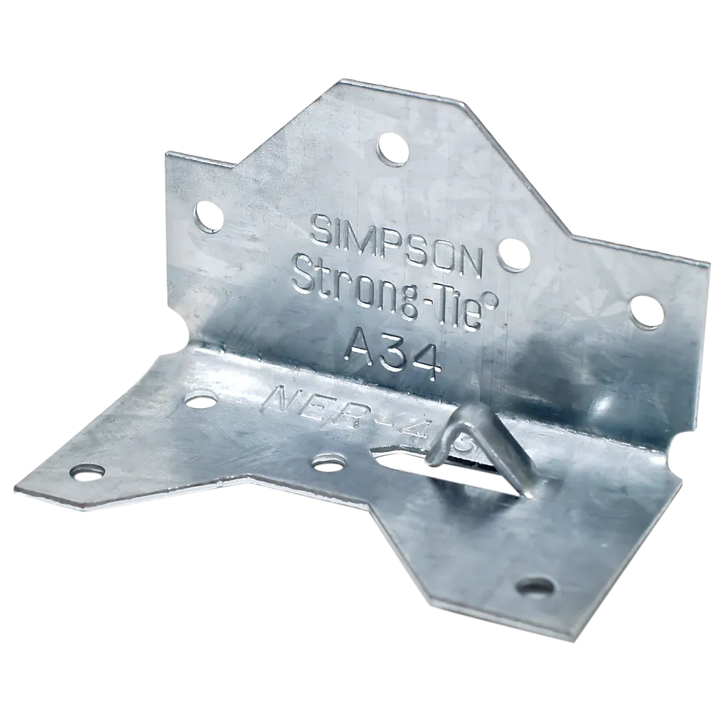1-7/16 In. X 2-1/2In. Zmax® Galvanized Framing Angle (Pack Of 100)-A34Z-SP2329-2552
