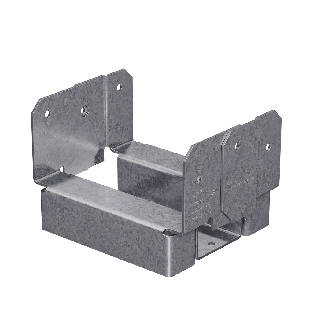 Aba Zmax® Galvanized Adjustable Standoff Post Base For 4X4 Rough (Pack Of 10)-ABA44RZ-SP3688-3982