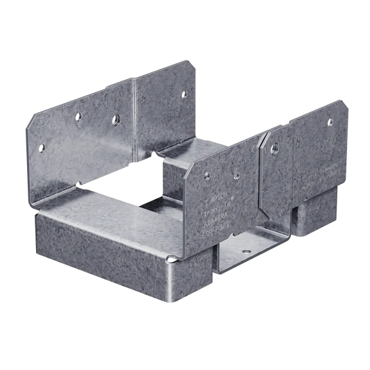 Aba Zmax® Galvanized Adjustable Standoff Post Base For 4X6 Rough-ABA46RZ-SP3722-4019