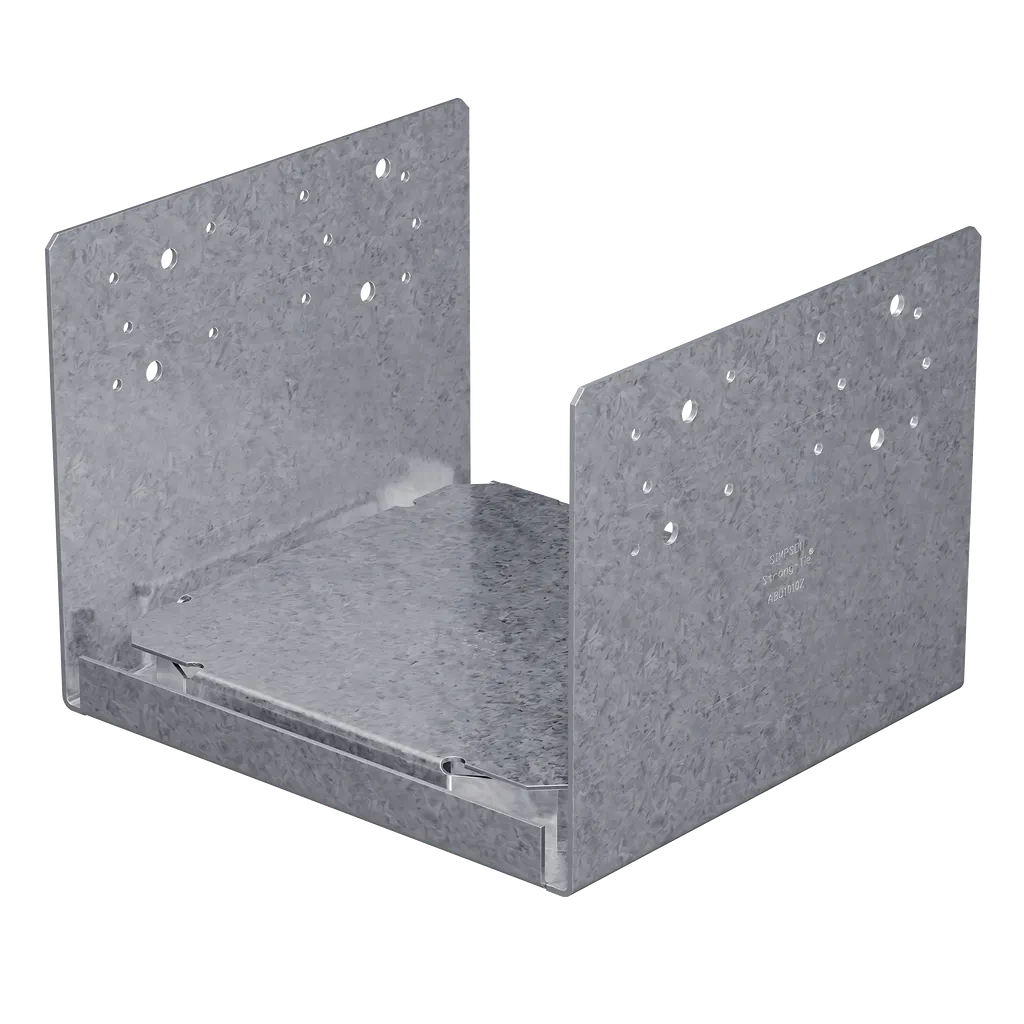 Abu Zmax® Galvanized Adjustable Post Base For 10X10 (Pack Of 2)-ABU1010Z-SP3269-3545