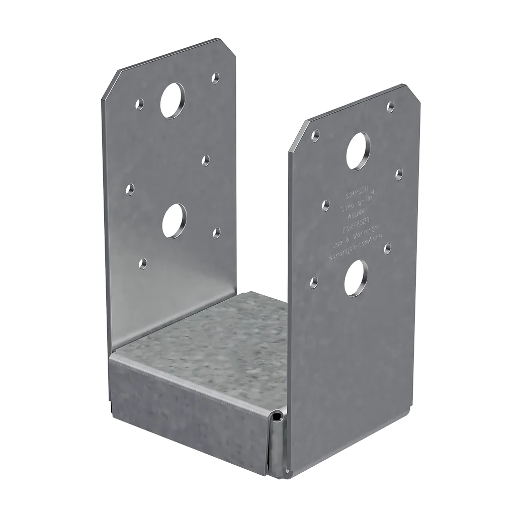 Abu Zmax® Galvanized Adjustable Standoff Post Base For 4X4 Rough-ABU44RZ-SP8724-9292
