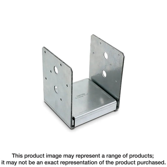 Abu Zmax® Galvanized Adjustable Standoff Post Base For 5-1/8 In. X 6 In. Engineered Lumber-ABU5-6Z-SP8343-8895
