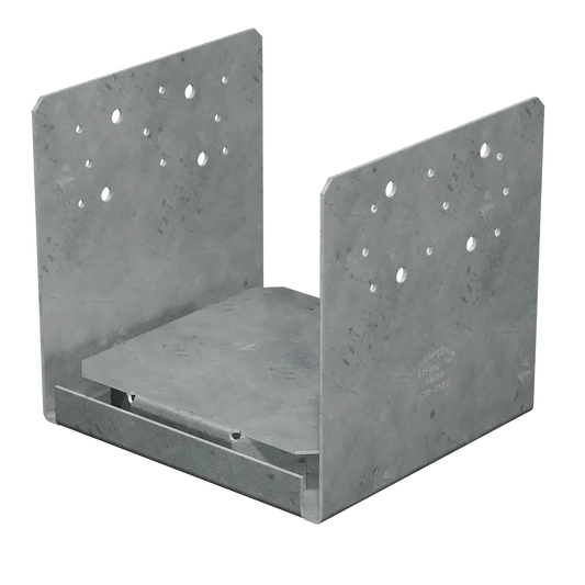 Abu Hot-Dip Galvanized Adjustable Standoff Post Base For 8X8 (Pack Of 4)-ABU88HDG-SP6313-6754