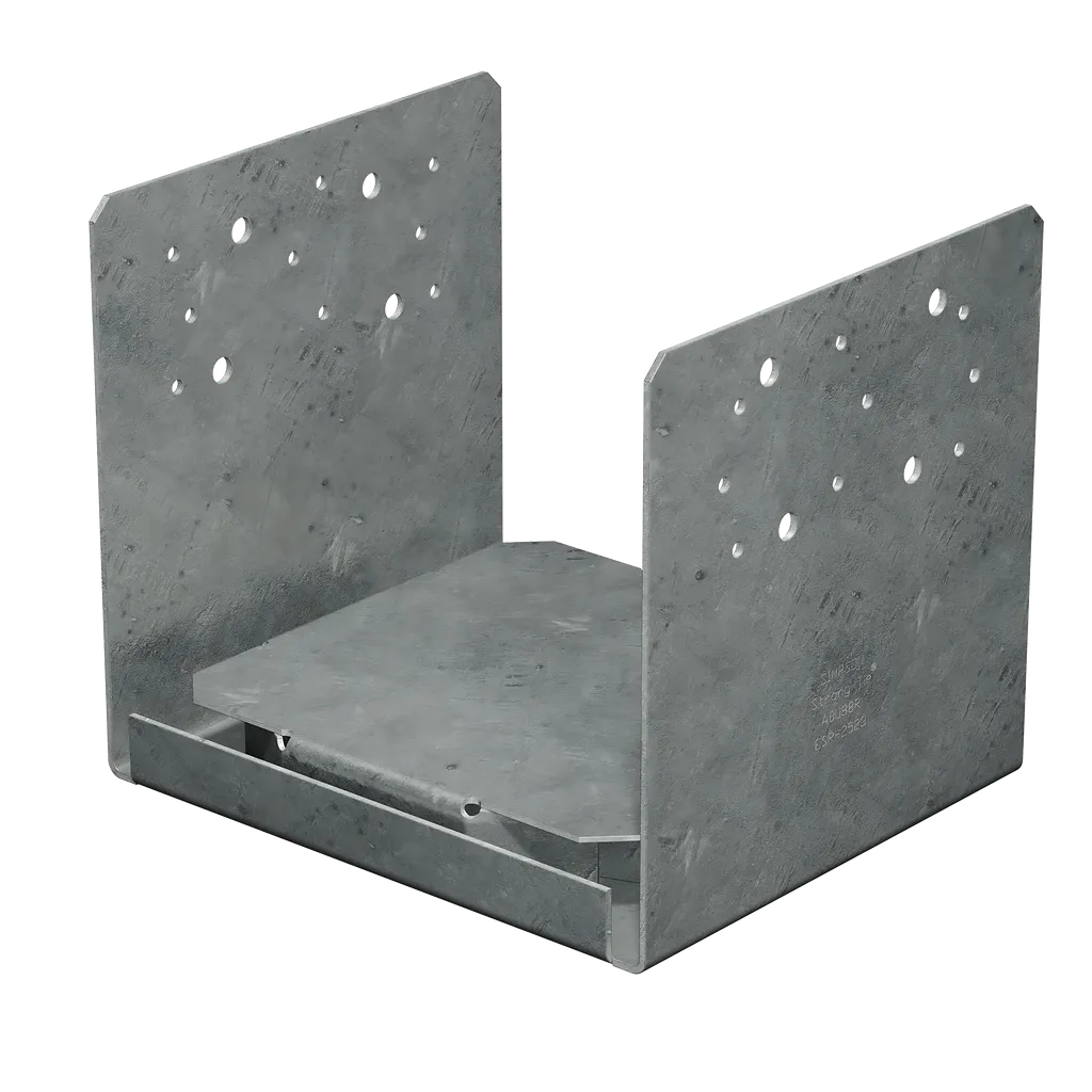 Abu Zmax® Galvanized Adjustable Standoff Post Base For 8X8 Rough-ABU88RZ-SP6331-6774