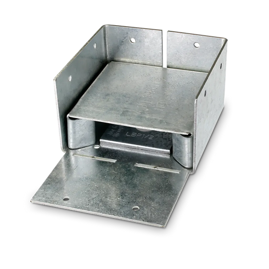 Abw Zmax® Galvanized Adjustable Standoff Post Base For 4X4 (Pack Of 10)-ABW44Z-SP8106-8640