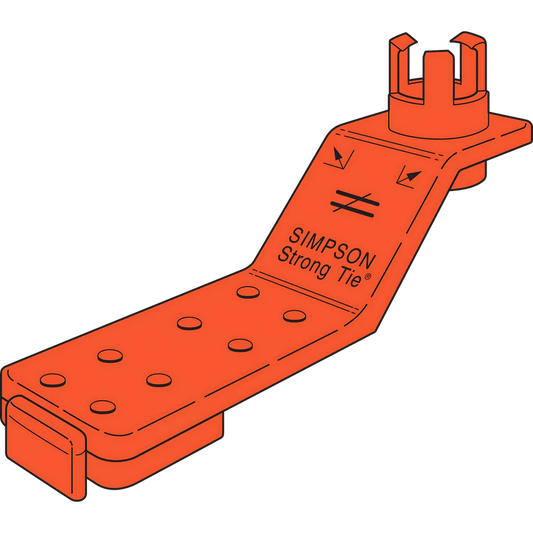 Anchormate® 3/4-In. Dia. Anchor Bolt Holder - Red (100-Qty)-AM-3-4-SP3076-3343
