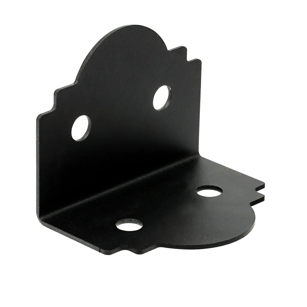 Outdoor Accents® Mission Collection® Zmax®, Black Powder-Coated 90° Angle For 6X (Pack Of 12)-APA6-SP8718-9286