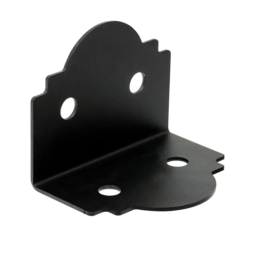 Outdoor Accents® Mission Collection® Zmax®, Black Powder-Coated 90° Angle For 6X (Pack Of 12)-APA6-SP8718-9286