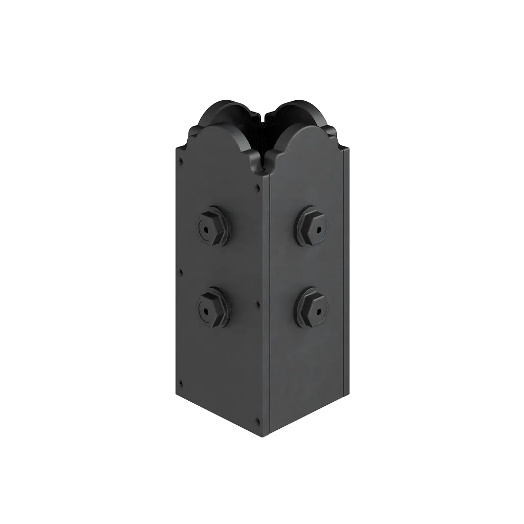 Outdoor Accents® Mission Collection® Decorative Post Base Cover For 4X4 Post (Pack Of 8)-APBDW44-SP3274-3550