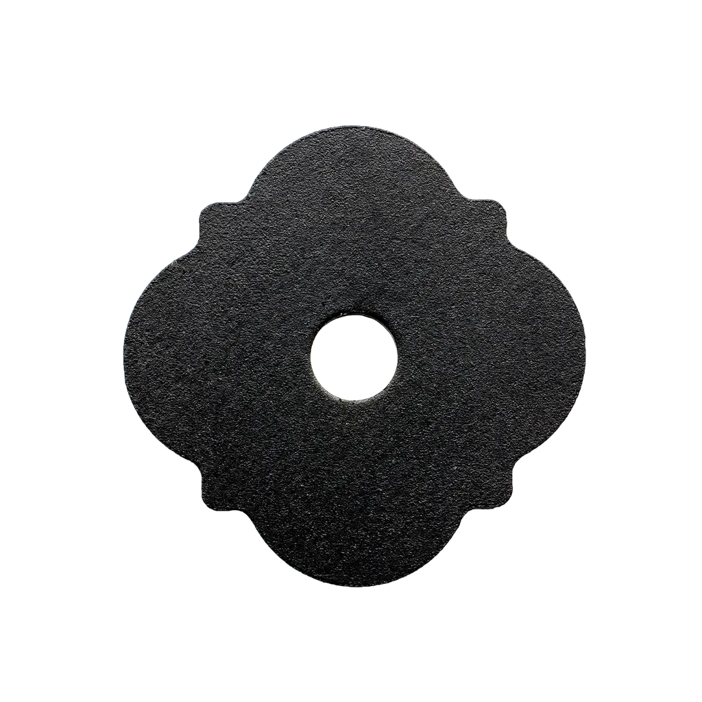 Outdoor Accents® Mission Collection® Zmax®, Black Powder-Coated Decorative Washer (Pack Of 24)-APDMW56-SP6515-6966