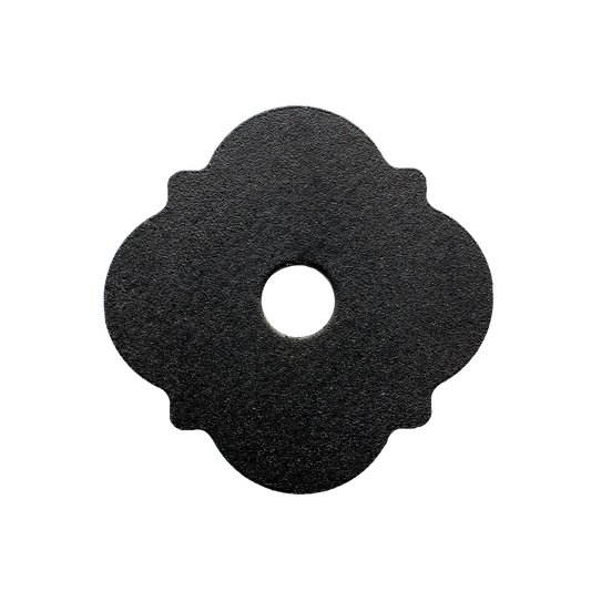 Outdoor Accents® Mission Collection® Zmax®, Black Powder-Coated Decorative Washer (Pack Of 24)-APDMW56-SP6515-6966