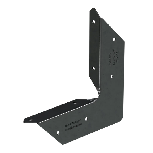 Outdoor Accents® Zmax®, Black Powder-Coated Rigid Tie® Angle For 1X2 Joist/Post-APRTA12-SP7907-8430