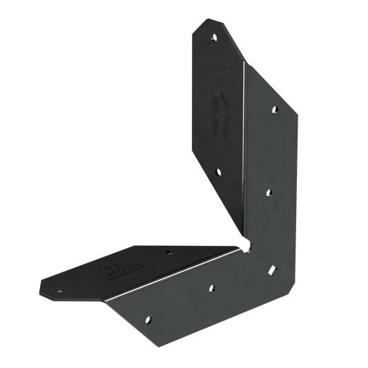 Outdoor Accents® Zmax®, Black Powder-Coated Rigid Tie® Angle For 2X2 Joist/Post-APRTA2-SP8289-8836