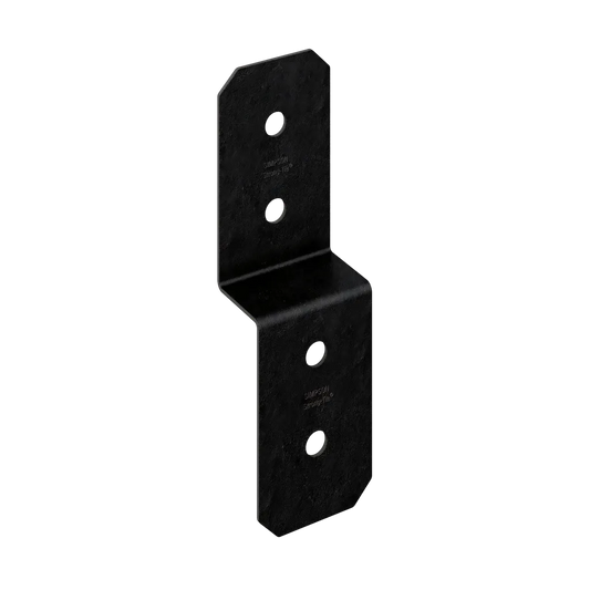 Outdoor Accents® Avant Collection 3 In. Zmax®, Black Powder-Coated Deck Joist Tie For 1-3/4 In. Wood (Pack Of 24)-APVDJT1-75-4-SP3637-3932