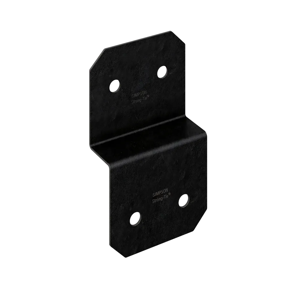 Outdoor Accents® Avant Collection 5 In. Zmax®, Black Powder-Coated Deck Joist Tie For 1-3/4 In. Wood (Pack Of 12)-APVDJT1-75-6-SP2003-2212