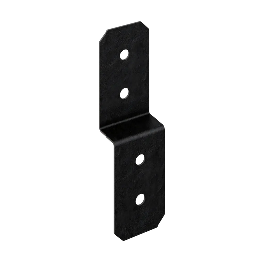 Outdoor Accents® Avant Collection 3 In. Zmax®, Black Powder-Coated Deck Joist Tie For 2X (Pack Of 24)-APVDJT2-4-SP6736-7205