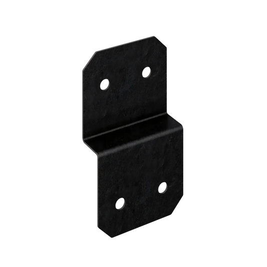 Outdoor Accents® Avant Collection 5 In. Zmax®, Black Powder-Coated Deck Joist Tie For 2X (Pack Of 12)-APVDJT2-6-SP7668-8180