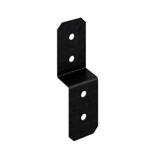 Outdoor Accents® Avant Collection 3 In. Zmax®, Black Powder-Coated Deck Joist Tie For Rough 2X (Pack Of 24)-APVDJT2R-4-SP2711-2961