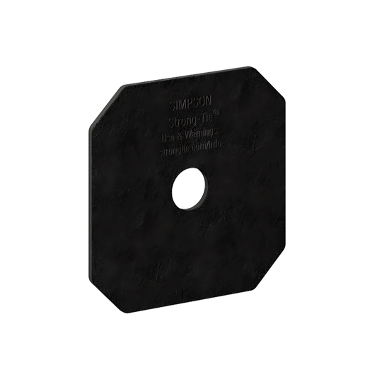 Outdoor Accents® Avant Collection Z-Max®, Black Powder-Coated Decorative Washer (Pack Of 24)-APVDW56-SP2295-2517