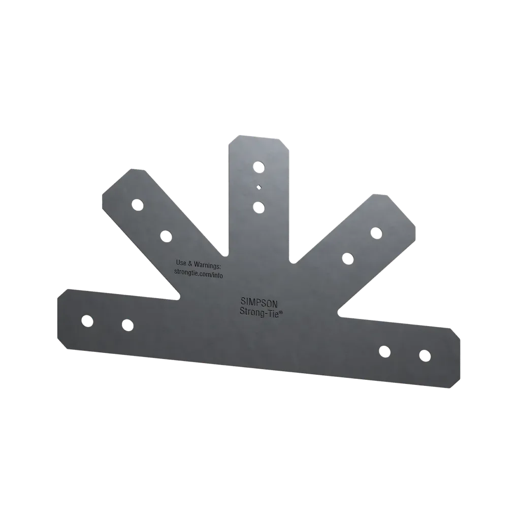 Outdoor Accents® Avant Collection 12:12 Pitch, Black Powder-Coated Gable Plate For 4X-APVGP1212-4-SP4890-5253