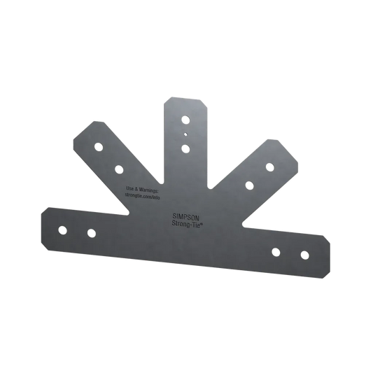 Outdoor Accents® Avant Collection 12:12 Pitch, Black Powder-Coated Gable Plate For 4X-APVGP1212-4-SP4890-5253