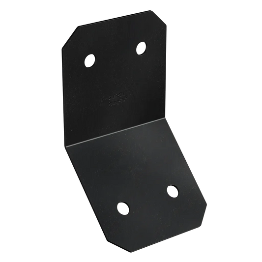 Outdoor Accents® Avant Collection Zmax®, Black Powder-Coated Knee Brace Connector For 6X (Pack Of 12)-APVKB45-6-SP7730-8243