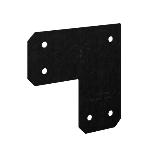 Outdoor Accents® Avant Collection Zmax®, Black Powder-Coated L Strap For 6X6-APVL6-SP184-287