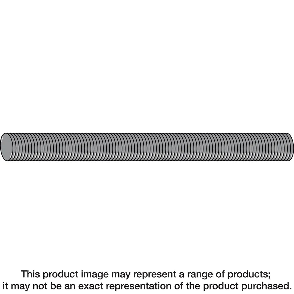 Atr 1/2 In. X 12 In. Hot-Dip Galvanized All-Thread Rod-ATR1-2X12HDG-SP6674-7140
