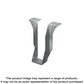 Ba Top-Flange Joist Hanger For 3-1/2 In. X 18 In. Engineered Wood-BA3-56-18-SP110-206