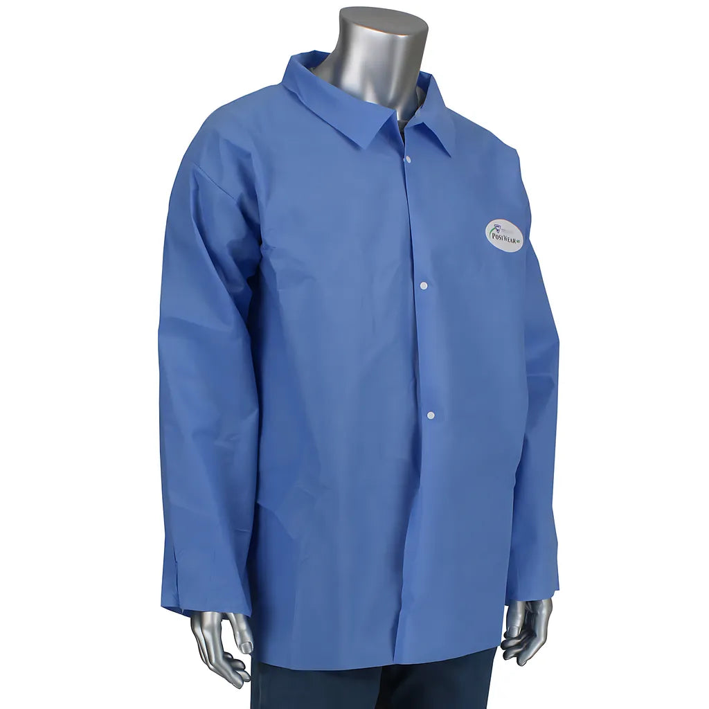 West Chester Bc3817/L Posiwear M3 Lab Coat - No Pockets- 50 Gsm Discontinued- Limited Quantities Available BC3817L-23046