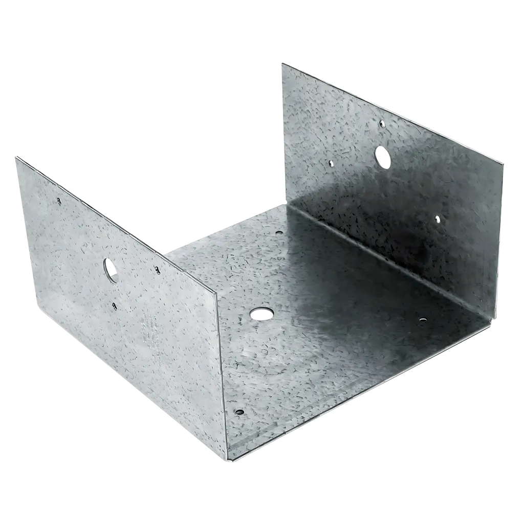 Bc Galvanized Post Base For 8X (Pack Of 10)-BC80-SP4337-4671