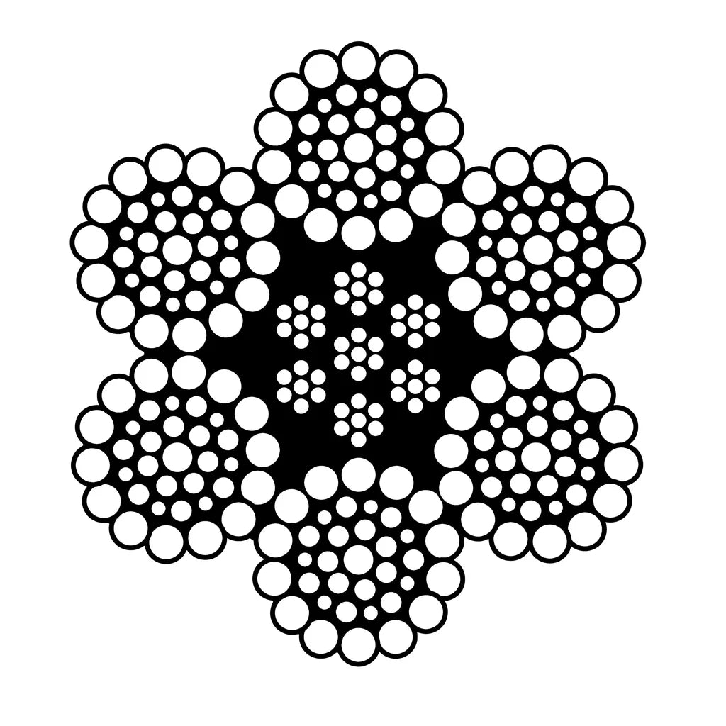1/2 Bright 6x36 IWRC EIPS RRL Wire Rope