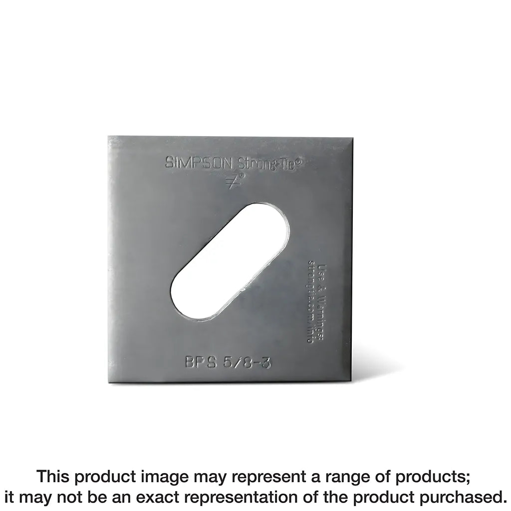 Bps 3 In. X 4-1/2 In. Slotted Bearing Plate With 3/4 In. Bolt Dia.-BPS-3-4-6-SP8245-8790
