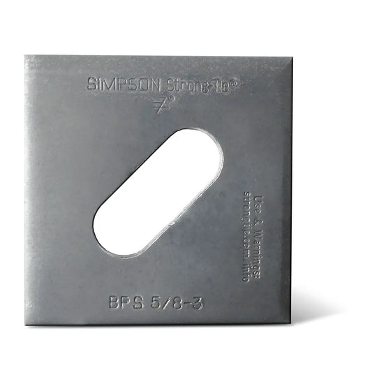 Bps 3 In. X 3 In. Slotted Bearing Plate With 5/8 In. Bolt Dia. (Pack Of 50)-BPS-5-8-3-SP4524-4871