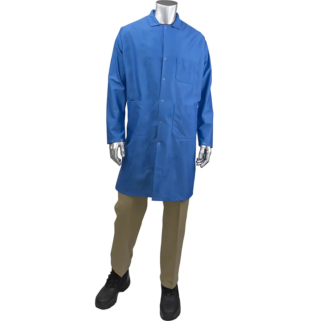 Uniform Technology BR49A-44RB-2XL StatStar Short ESD Labcoat