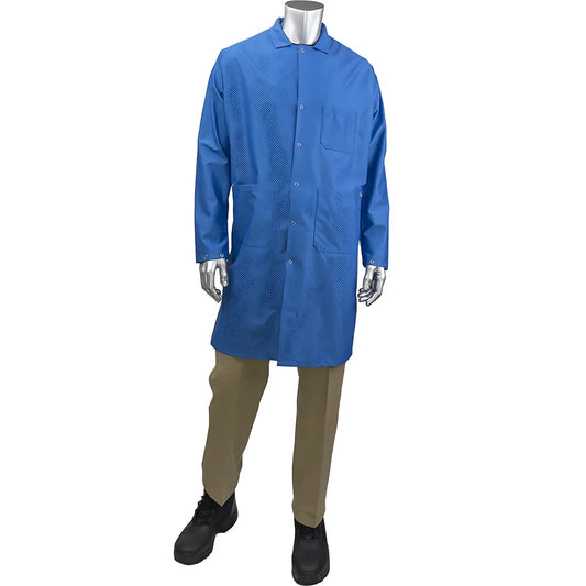 Uniform Technology BR49A-44RB-4XL StatStar Short ESD Labcoat