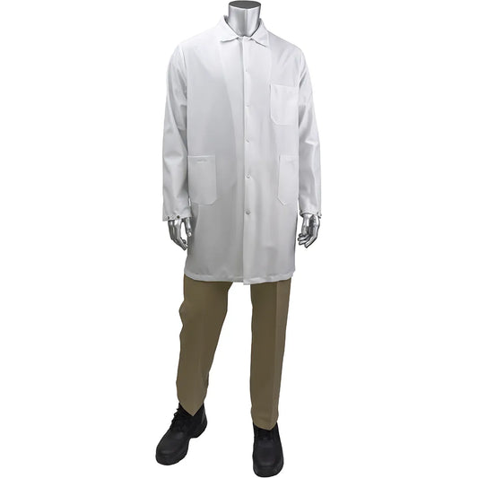 Uniform Technology Br51-47Wh-2Xl Statmaster Long Esd Labcoat BR51-47WH-2XL-23308