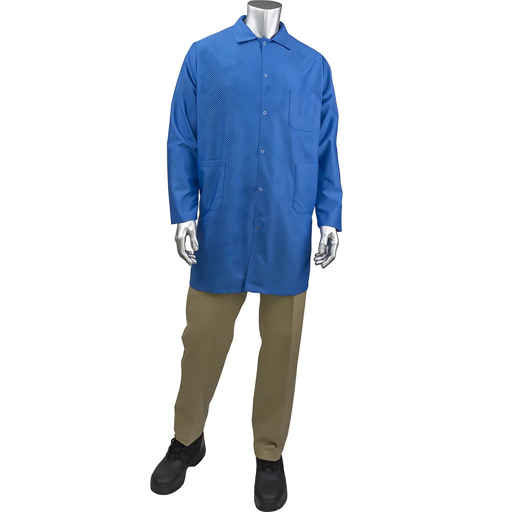 Uniform Technology Br59N-45Rb-5Xl Staticon Long Esd Labcoat BR59N-45RB-5XL-23356