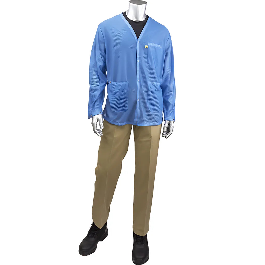 Uniform Technology Br8-42Nb-2Xl Short Esd Sheer Labcoat BR8-42NB-2XL-23379