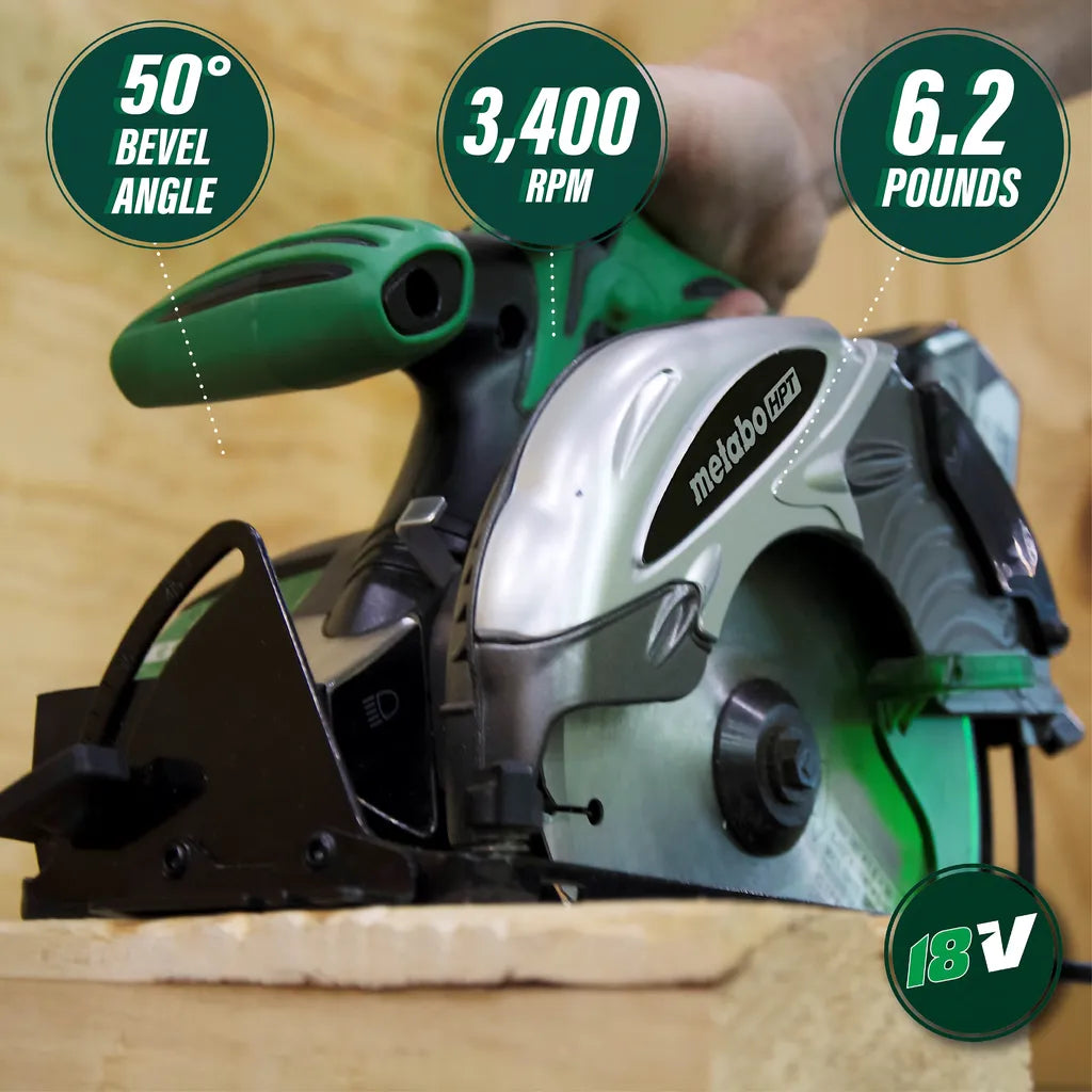 18V Cordless Li-Ion 6-1/2" Circular Saw (Bare Tool)-C18DSLQ4M-1337